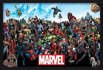 Poster înrămat Marvel - Universe