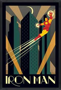 Poster înrămat Marvel Deco - Iron man
